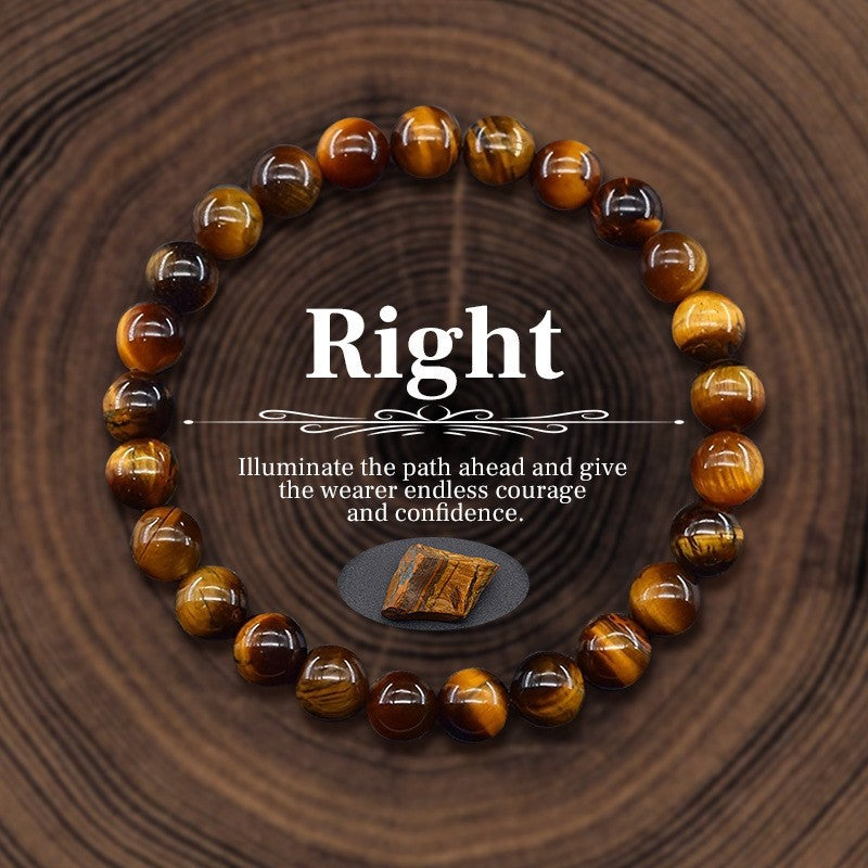 Yellow Tiger Eye Bracelet (Right)